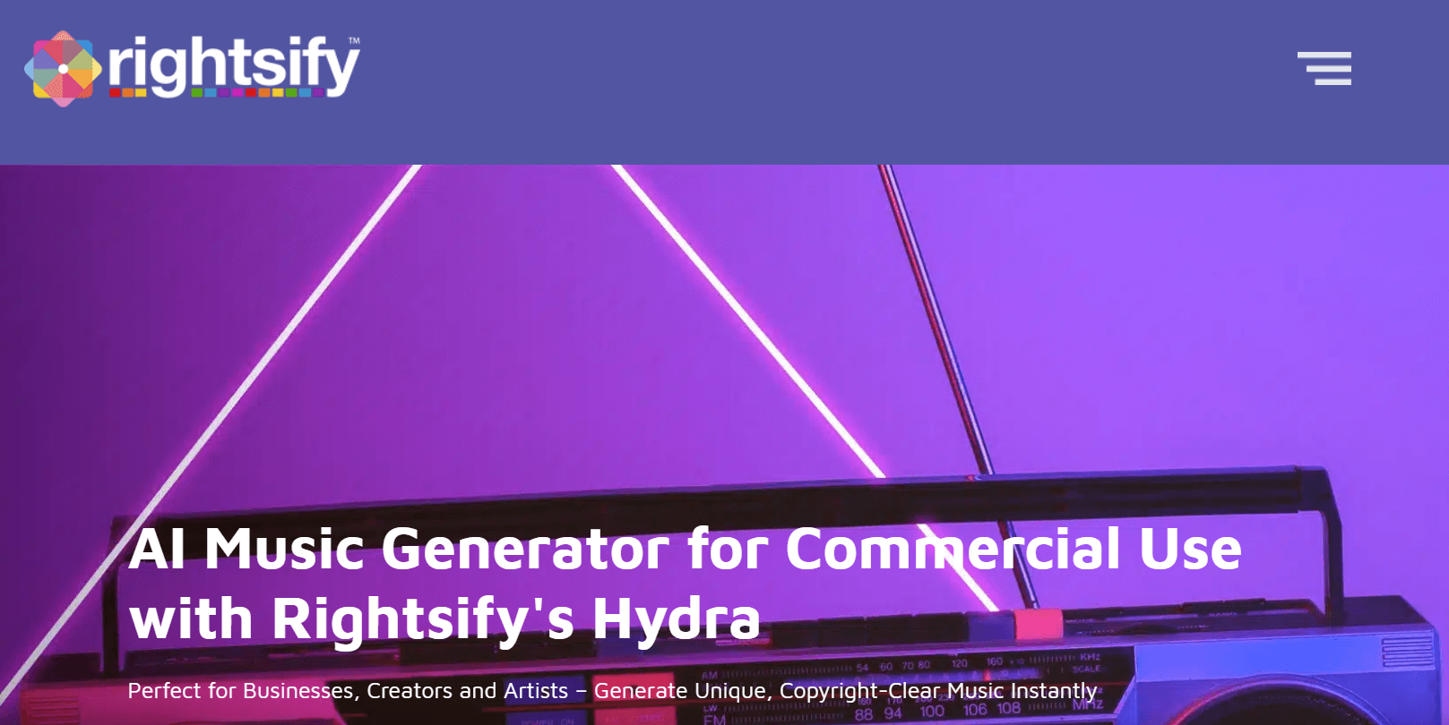 Hydra by Rightsify AI Music Generators 
