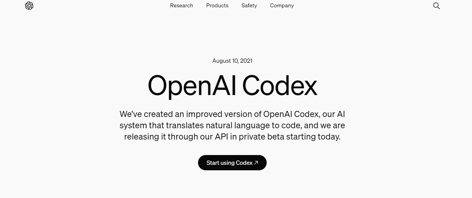 Open AI Codex