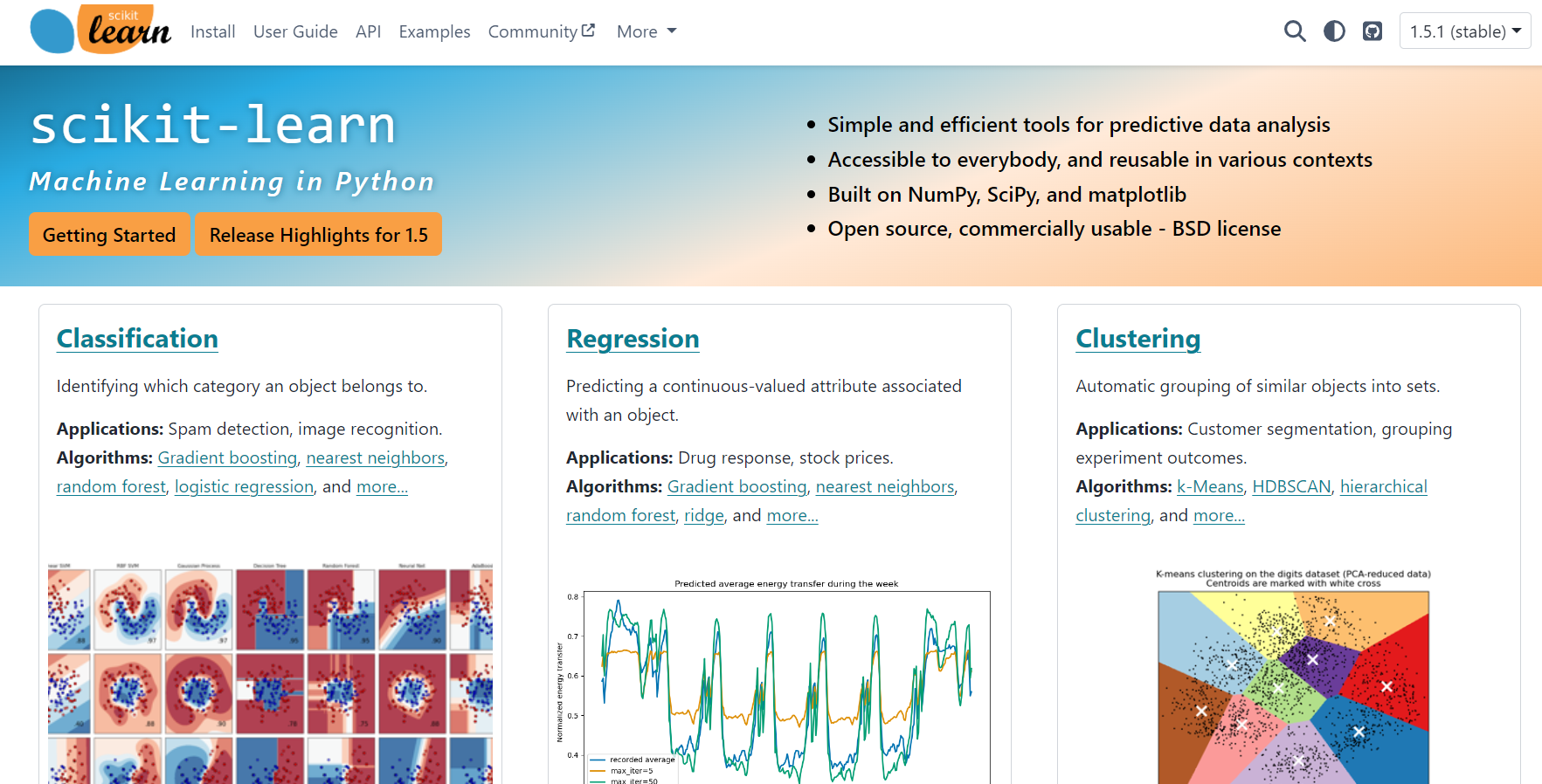 scikit learn