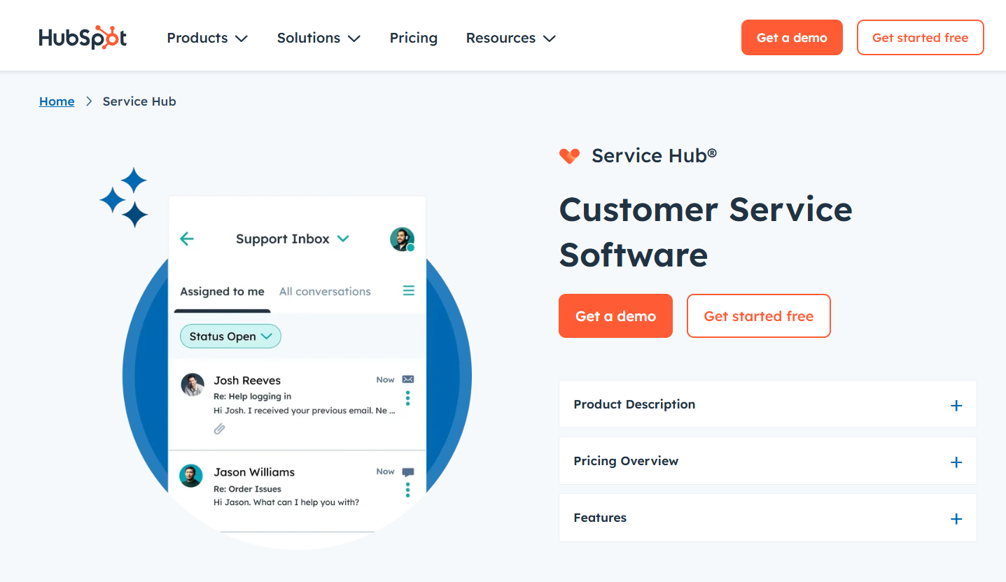 hubspot customer service