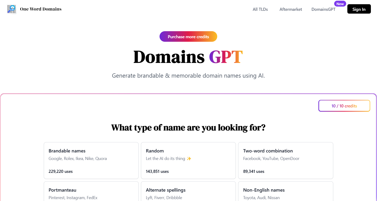 domains gpt ai