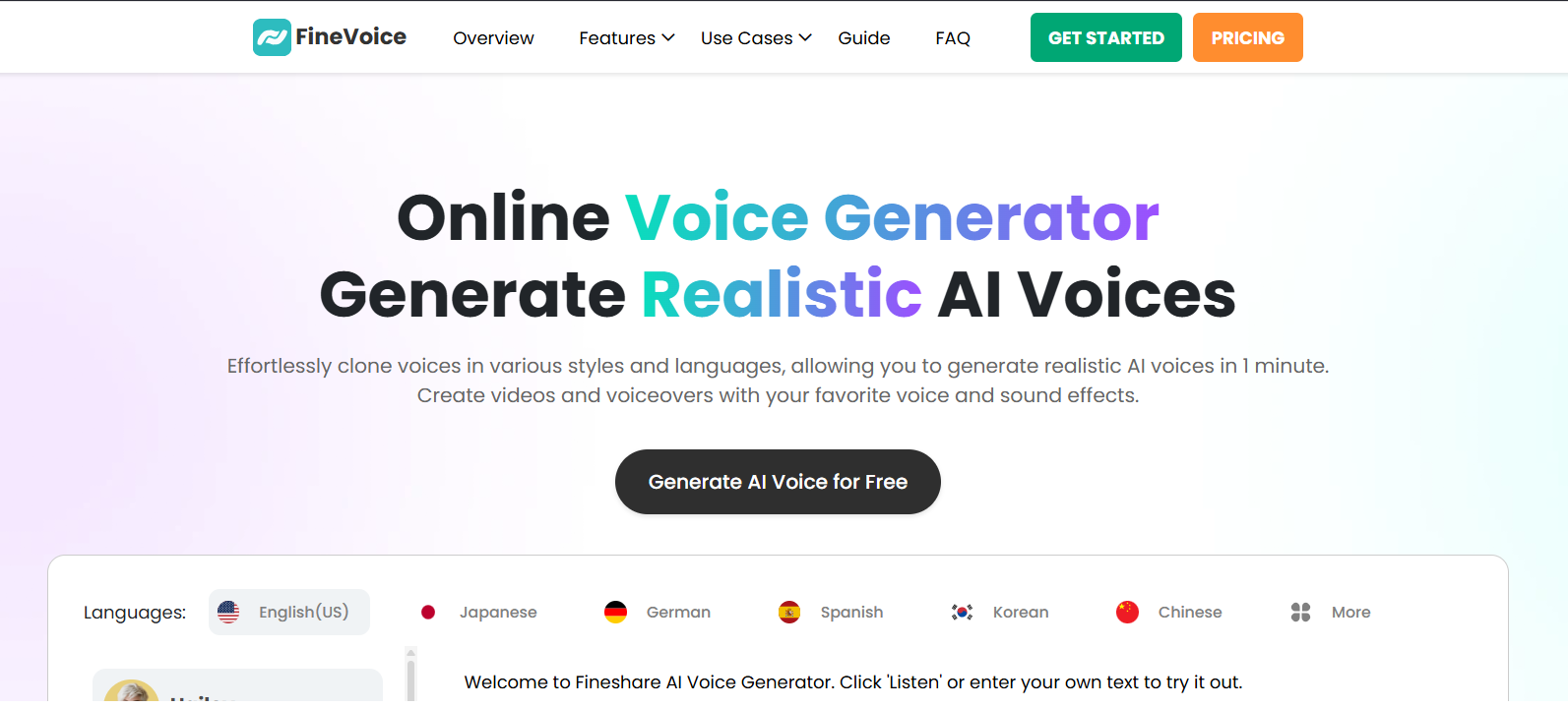 fine voice ai