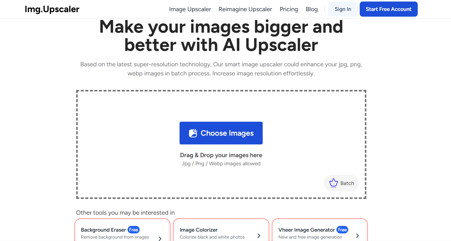 img upscaler ai