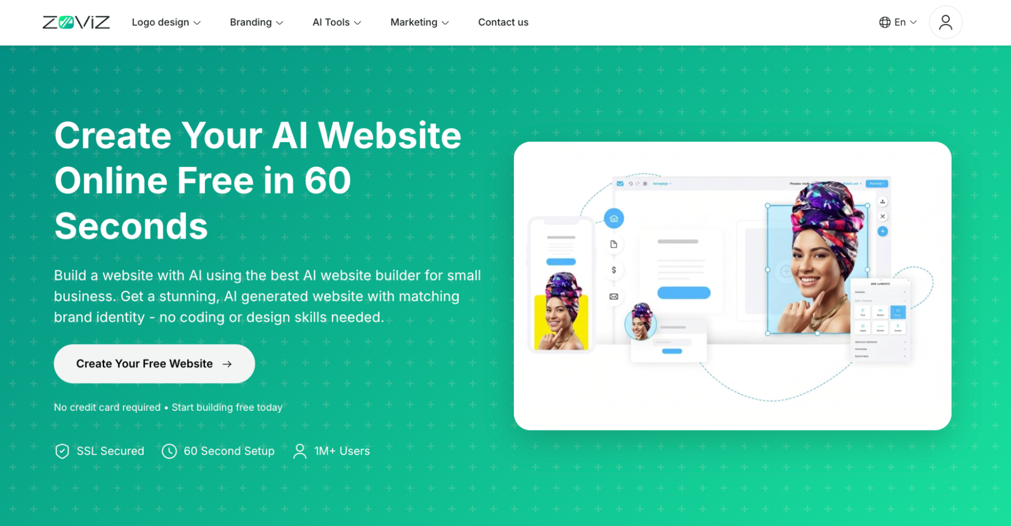 Zoviz AI website builder