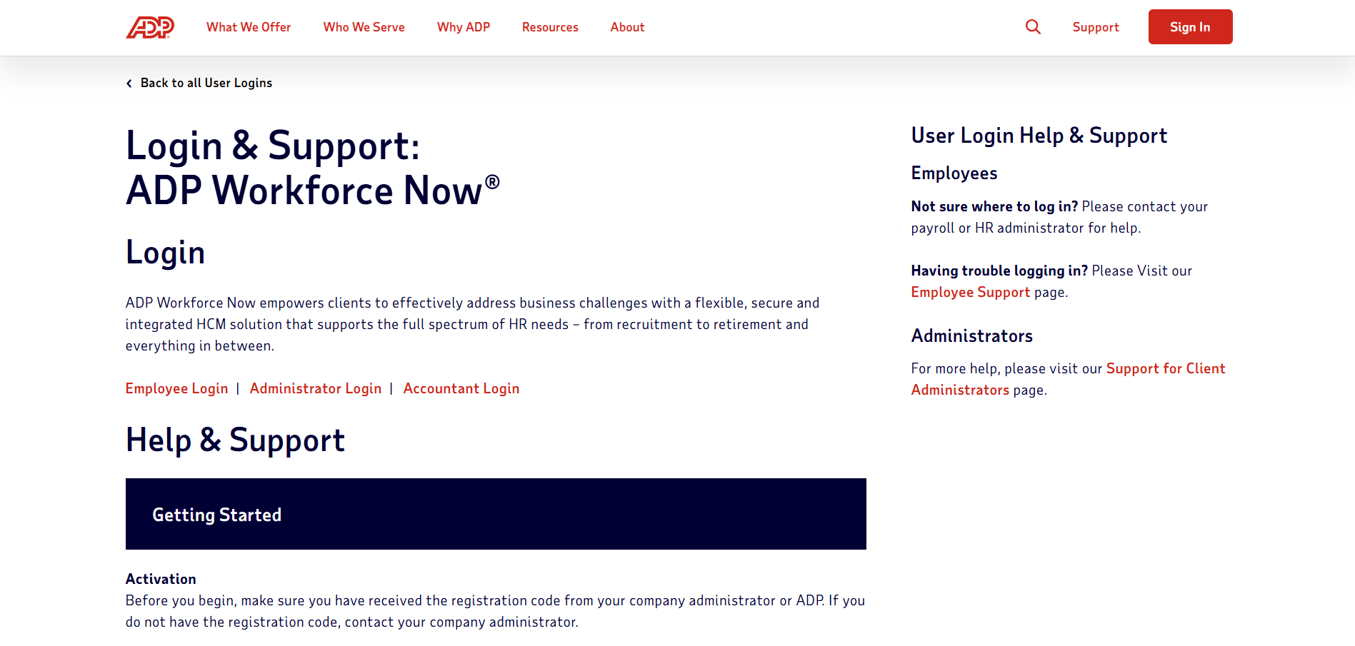 ADP Workforce Now