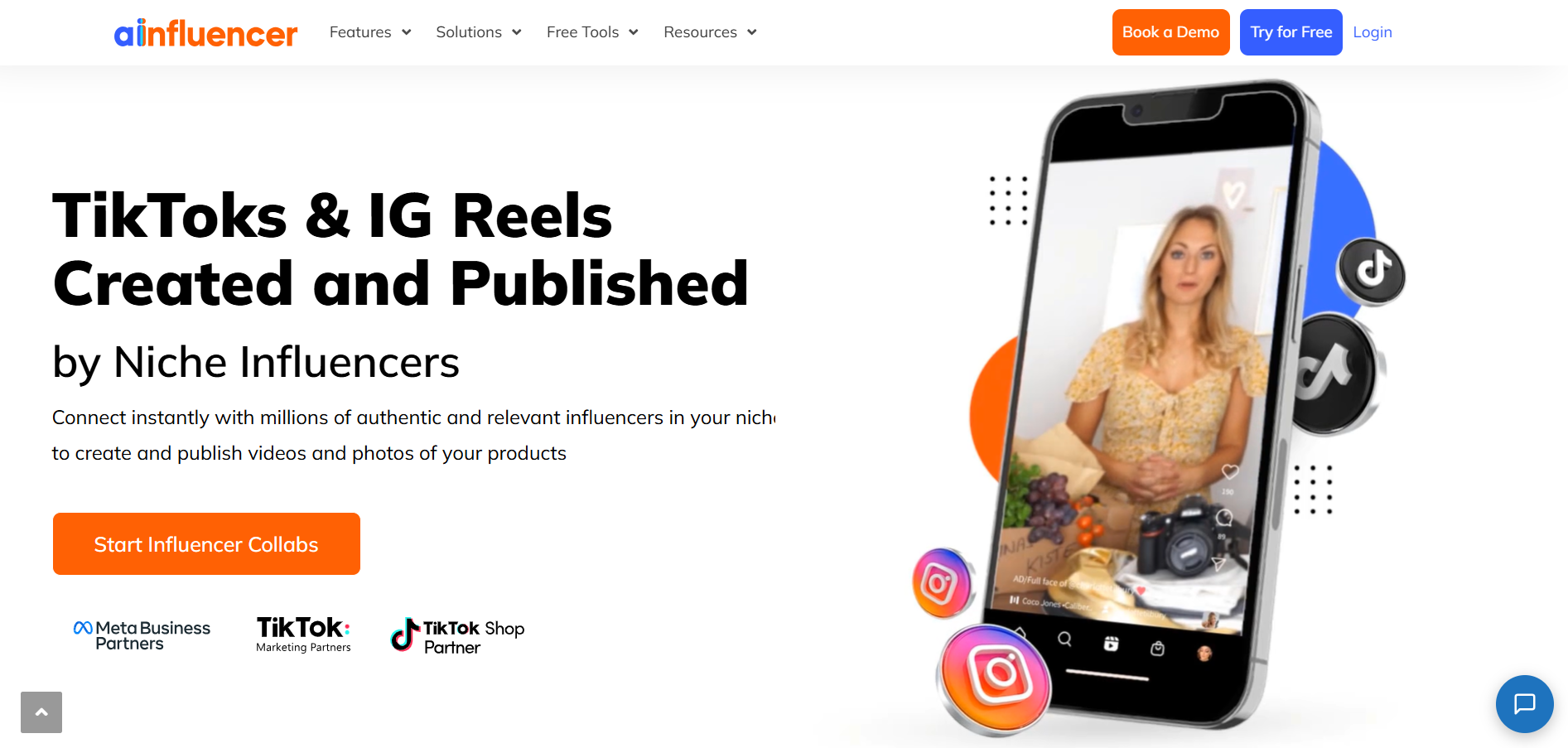 Ainfluencer dashboard for managing influencer marketing campaigns easily